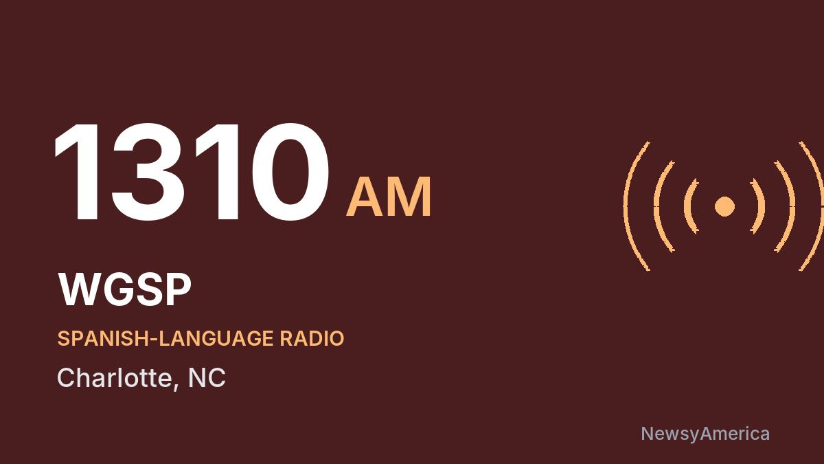 WGSP 1310 AM – Charlotte