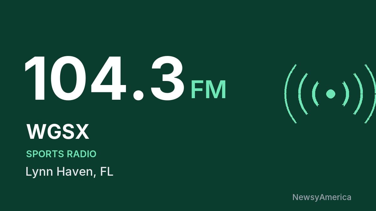 WGSX 104.3 FM – Lynn Haven