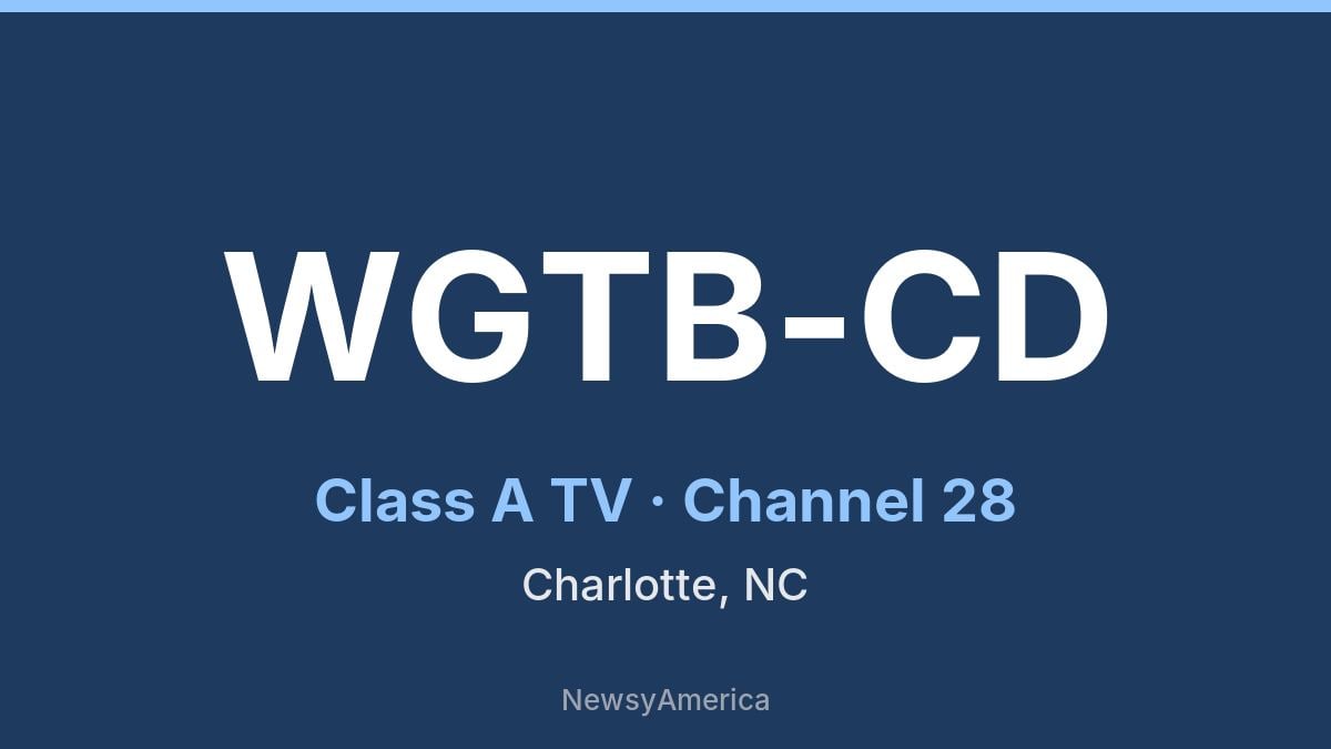WGTB-CD – Channel 28 Charlotte