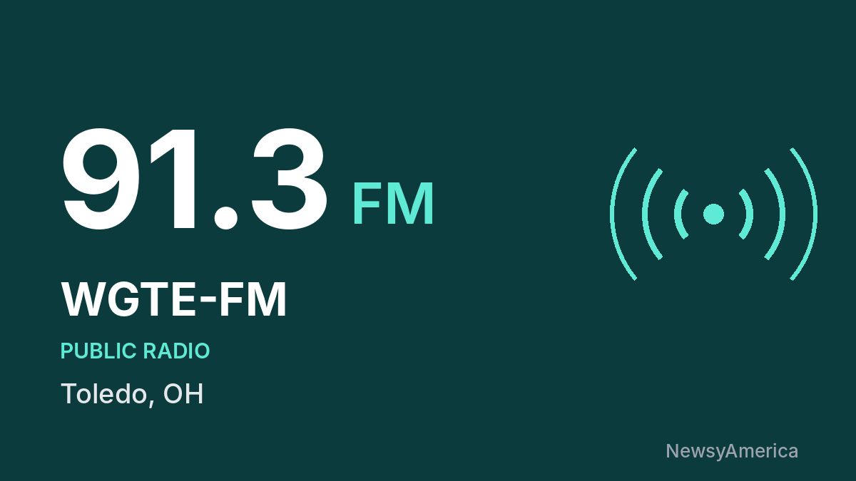 WGTE-FM 91.3 FM – Toledo