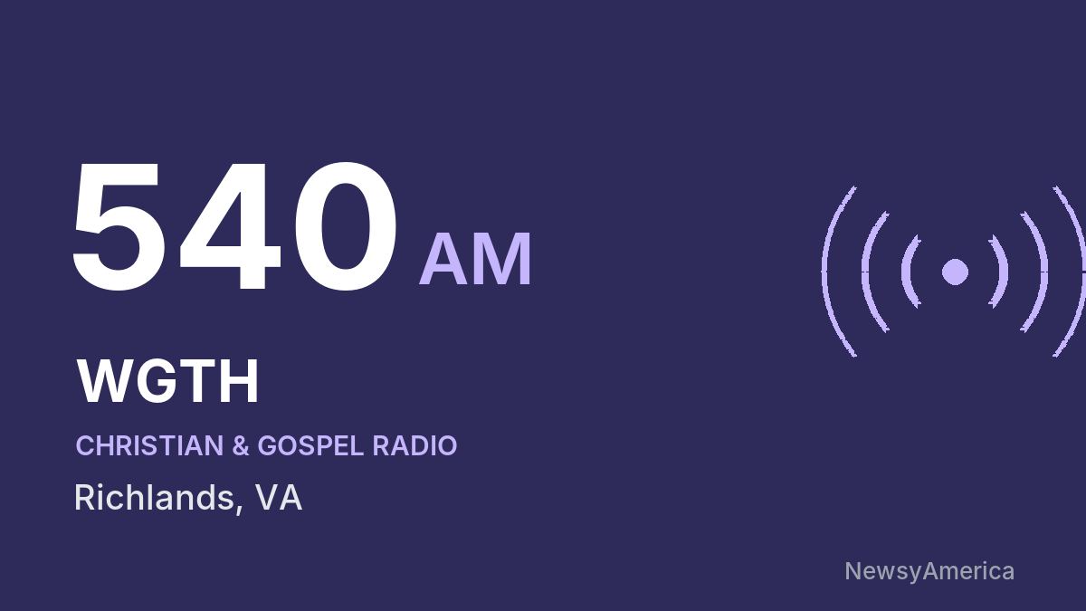 WGTH 540 AM – Richlands