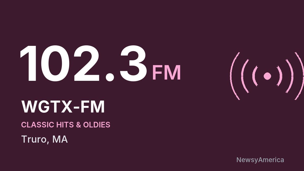 WGTX-FM 102.3 FM – Truro