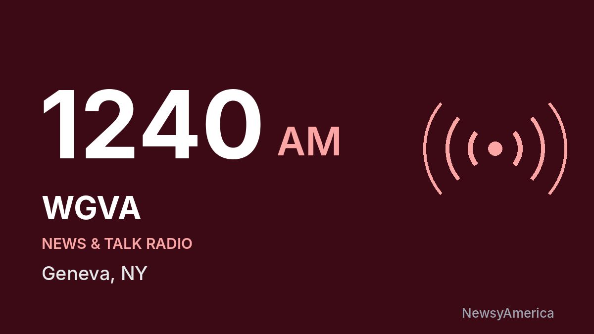 WGVA 1240 AM – Geneva