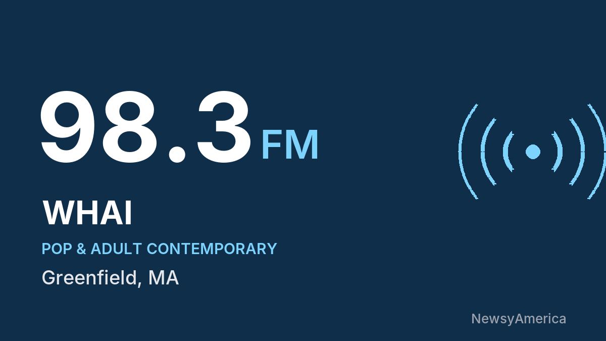 WHAI 98.3 FM – Greenfield