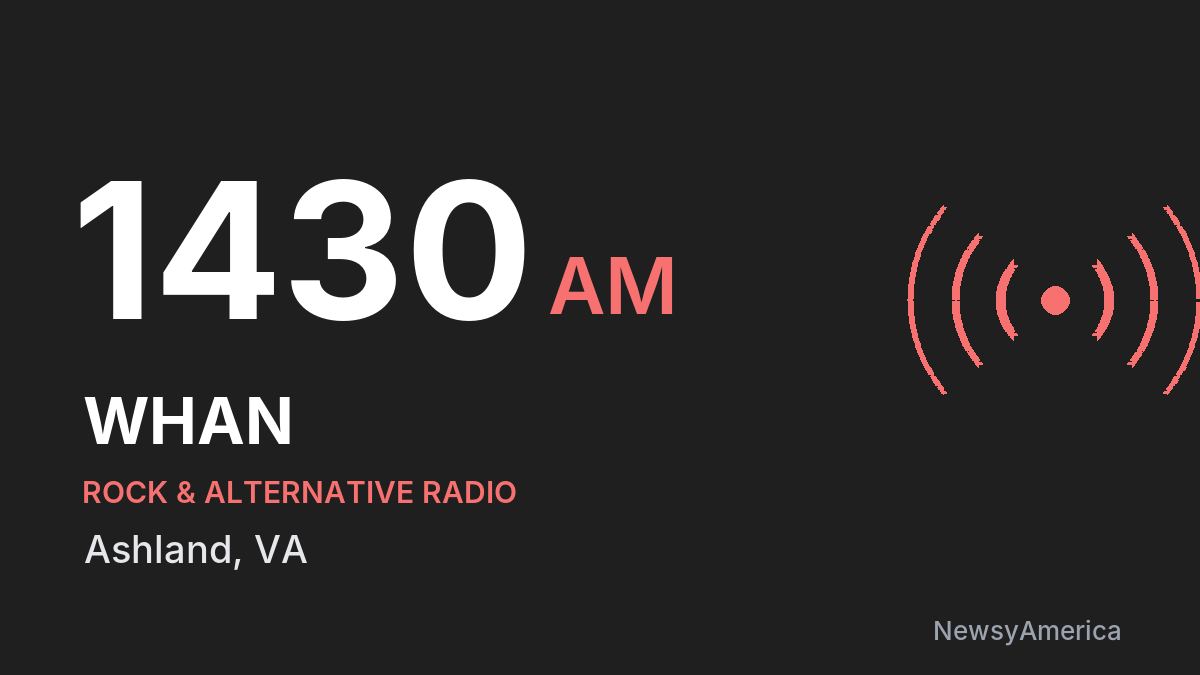 WHAN 1430 AM – Ashland