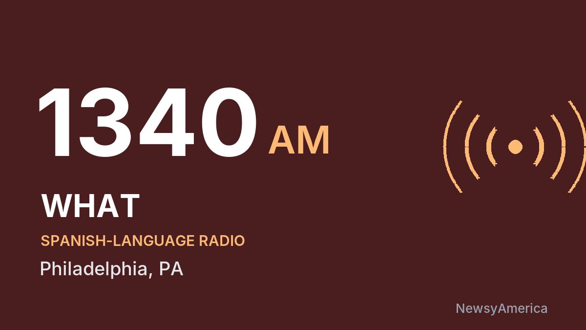 WHAT 1340 AM – Philadelphia