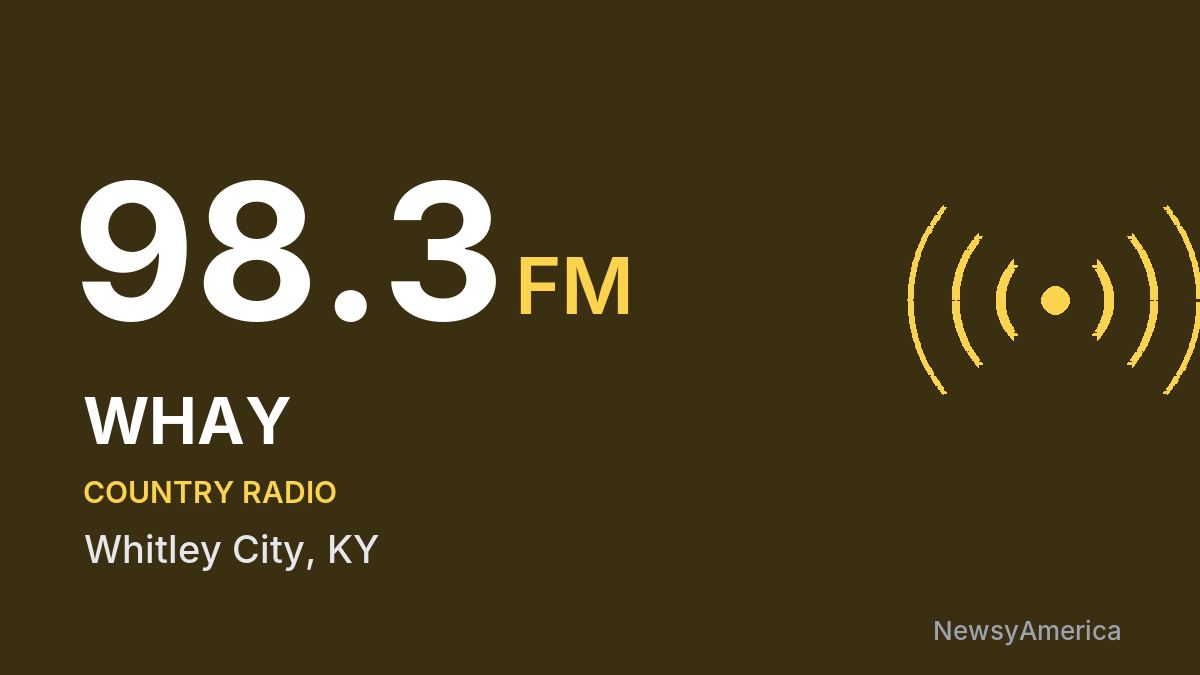 WHAY 98.3 FM – Whitley City
