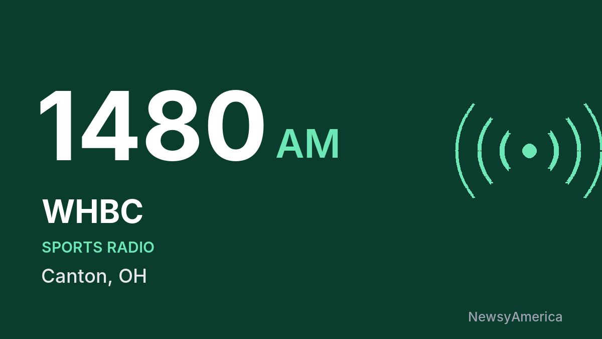 WHBC 1480 AM – Canton