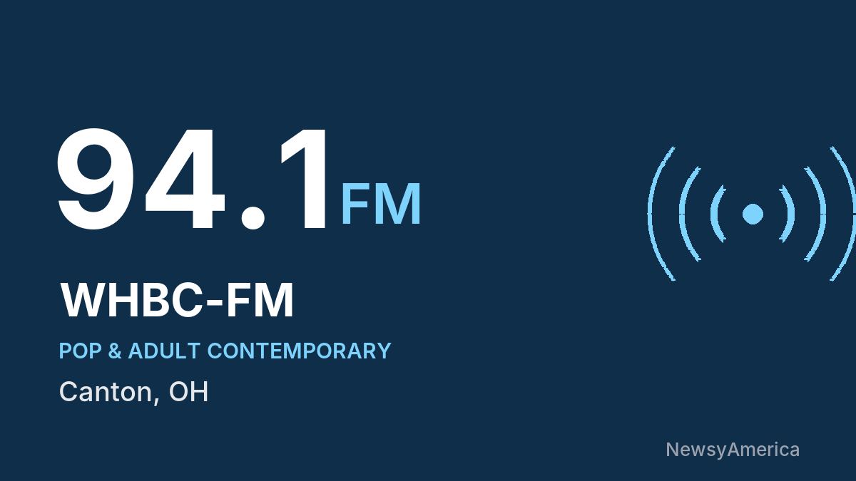 WHBC-FM 94.1 FM – Canton