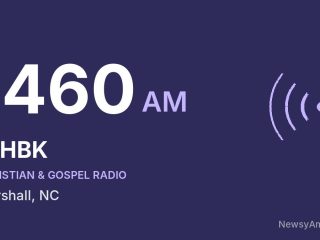 WHBK 1460 AM, Marshall, NC