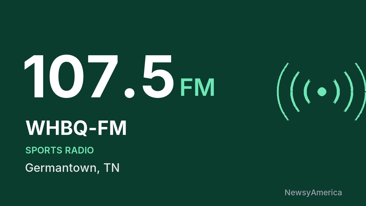 WHBQ-FM 107.5 FM – Germantown