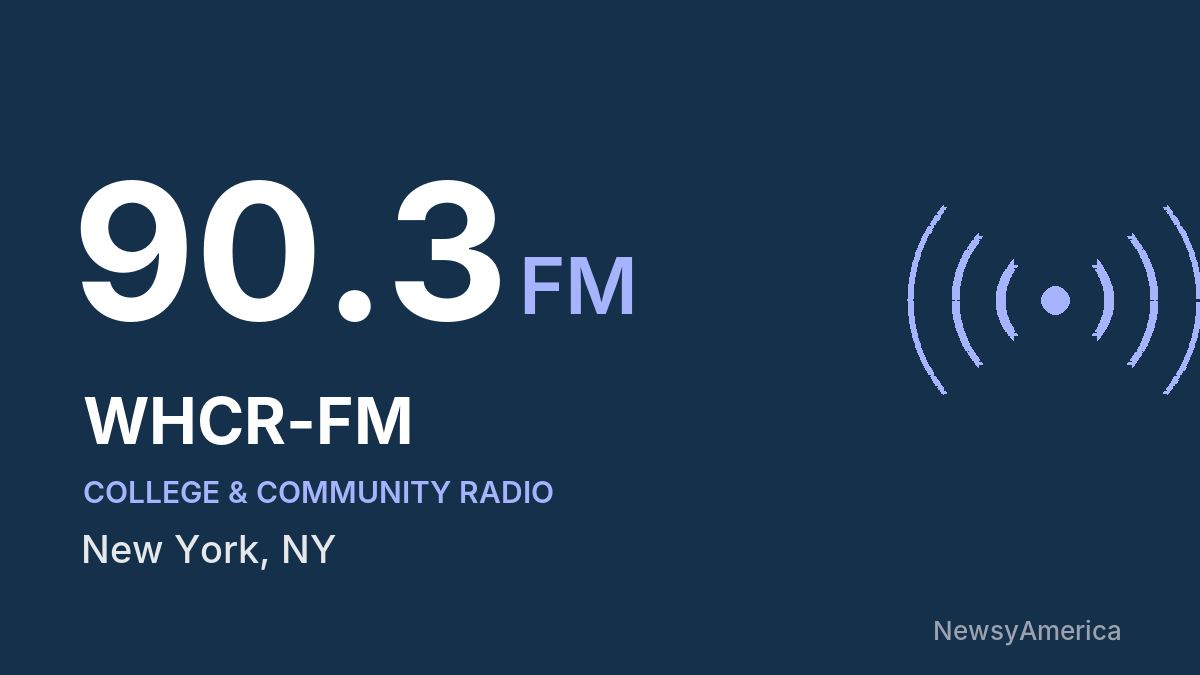 WHCR-FM 90.3 FM – New York