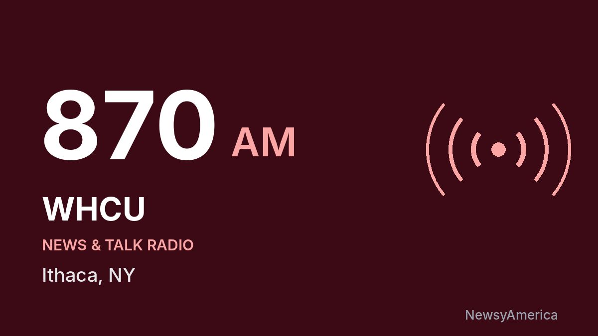WHCU 870 AM – Ithaca
