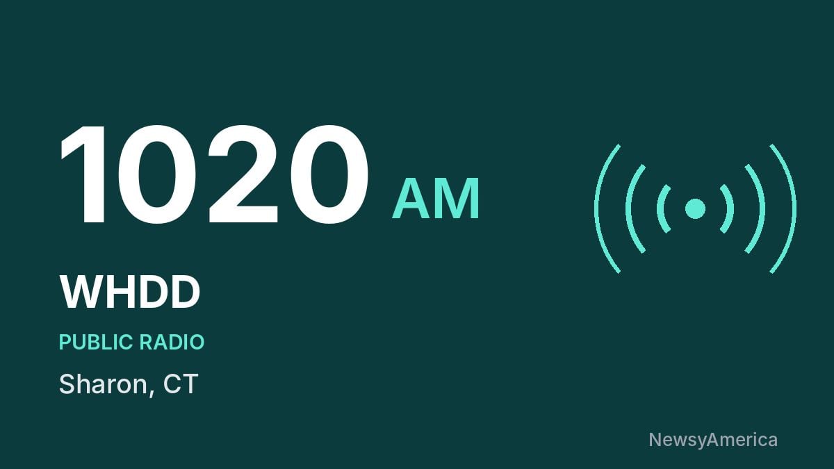 WHDD 1020 AM – Sharon