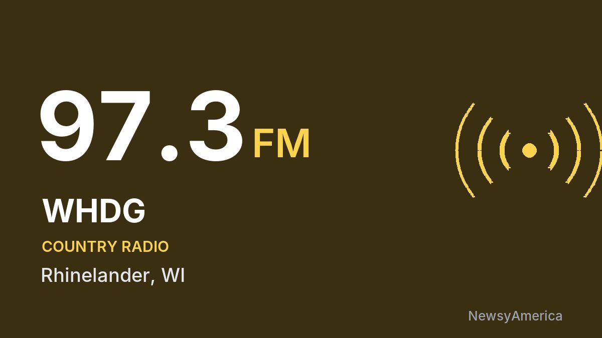 WHDG 97.3 FM – Rhinelander