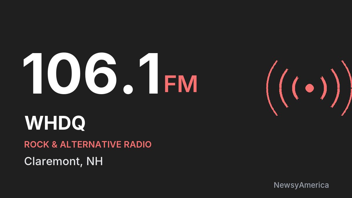 WHDQ 106.1 FM – Claremont