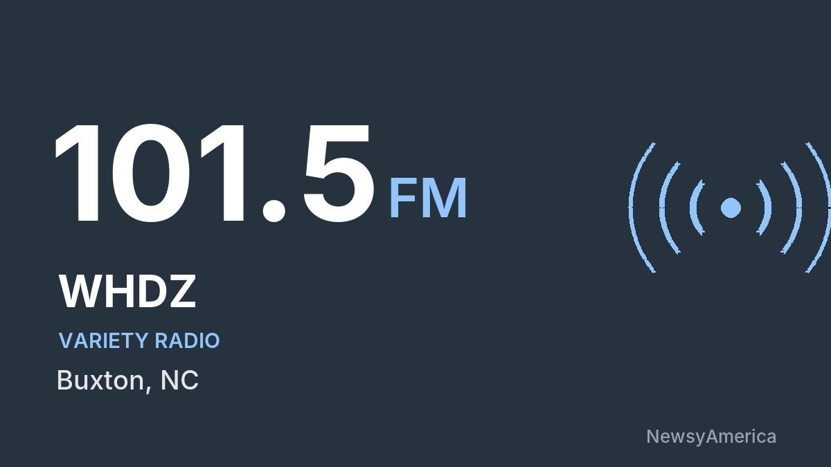 WHDZ 101.5 FM – Buxton