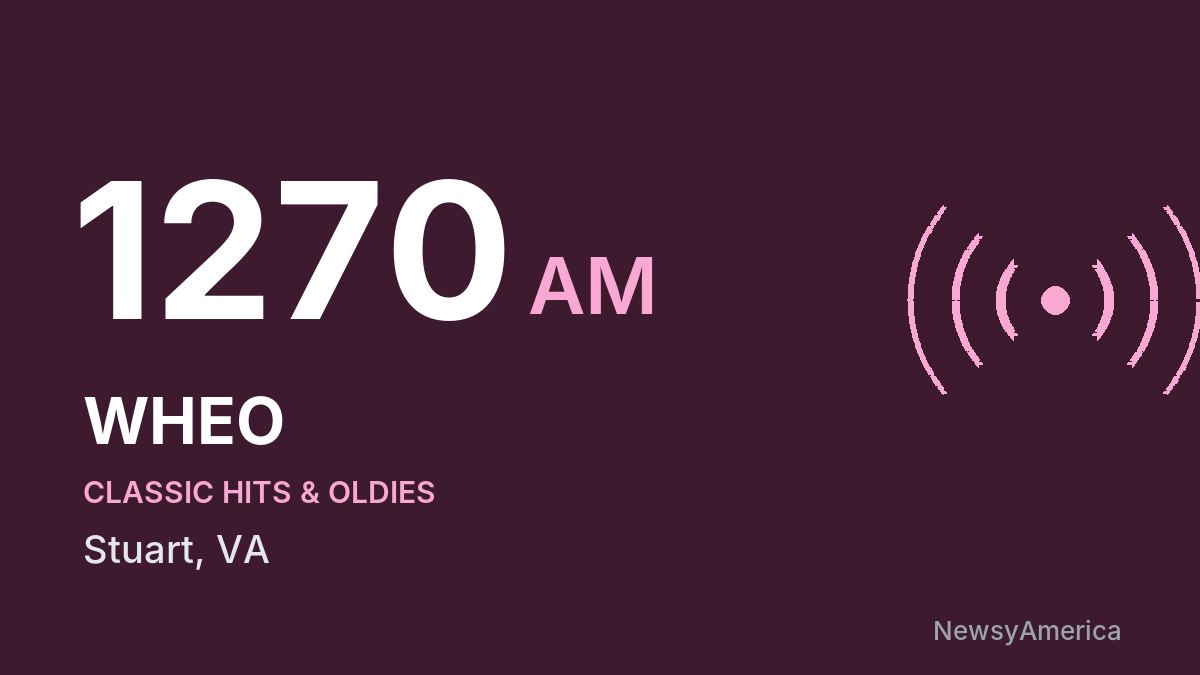 WHEO 1270 AM – Stuart