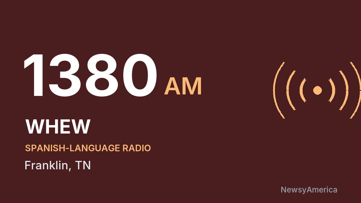 WHEW 1380 AM – Franklin