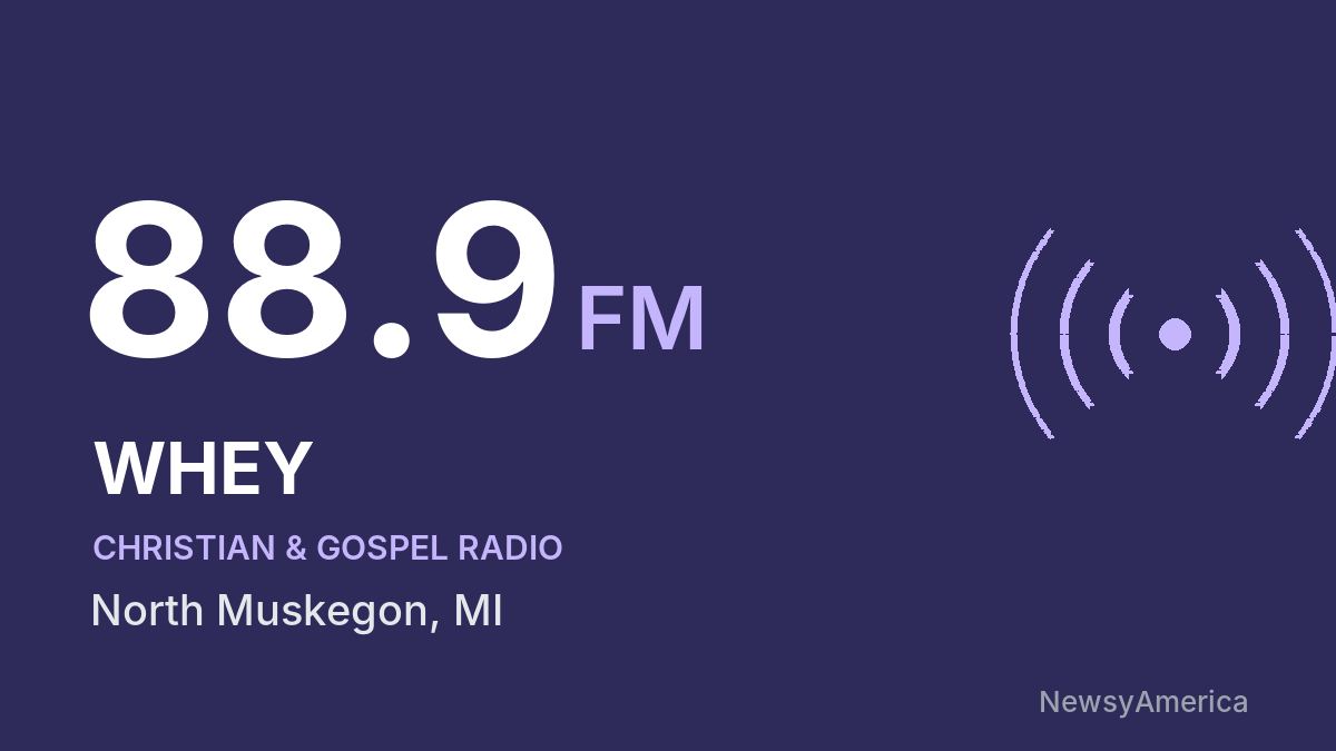WHEY 88.9 FM – North Muskegon