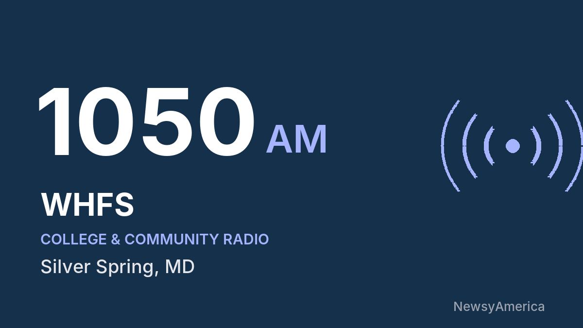 WHFS 1050 AM – Silver Spring