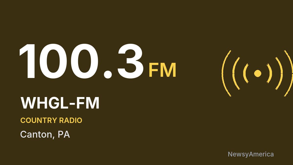 WHGL-FM 100.3 FM – Canton