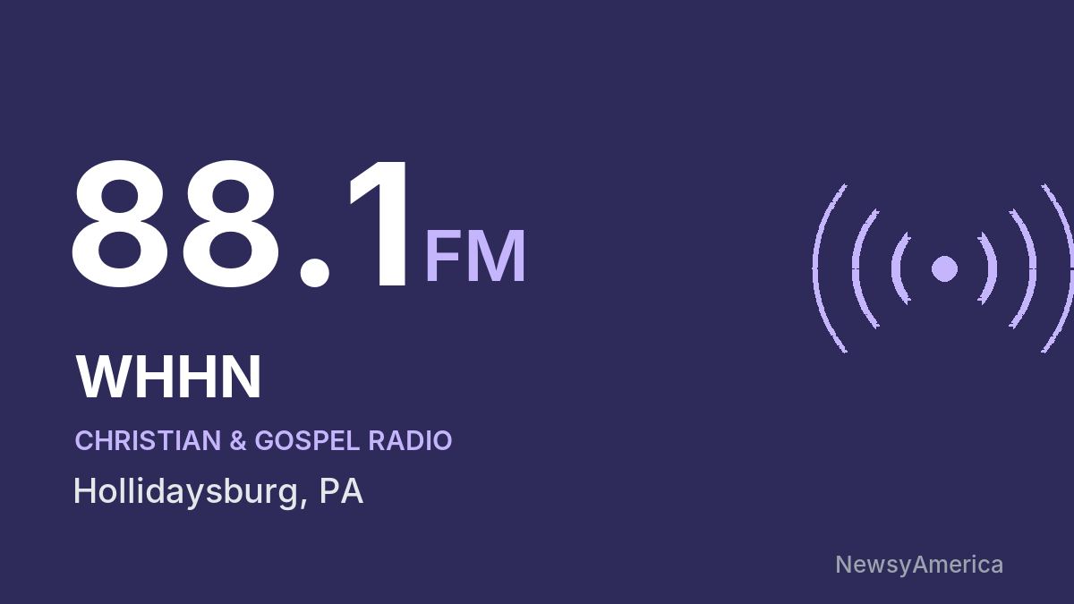 WHHN 88.1 FM – Hollidaysburg
