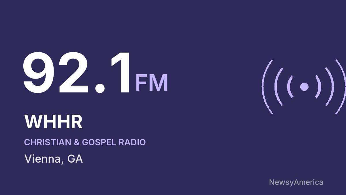 WHHR 92.1 FM – Vienna