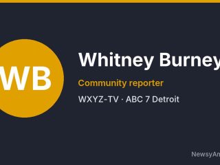 Whitney Burney, Community reporter, WXYZ-TV