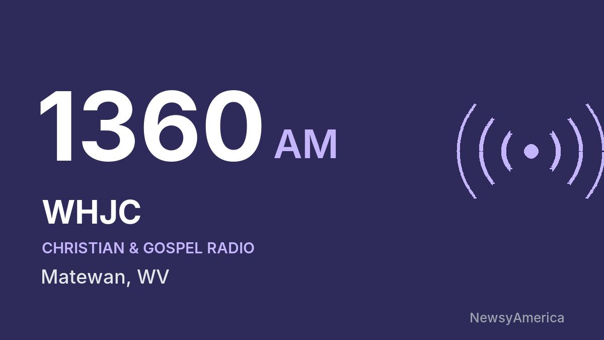 WHJC 1360 AM – Matewan