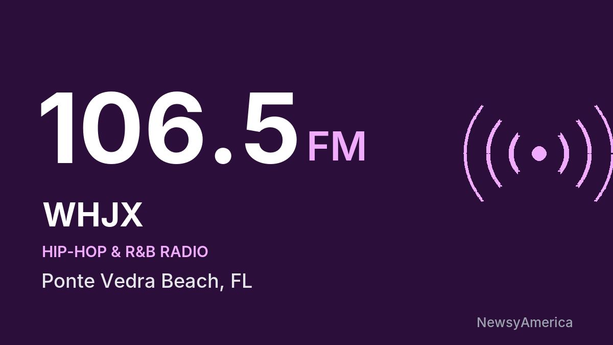 WHJX 106.5 FM – Ponte Vedra Beach