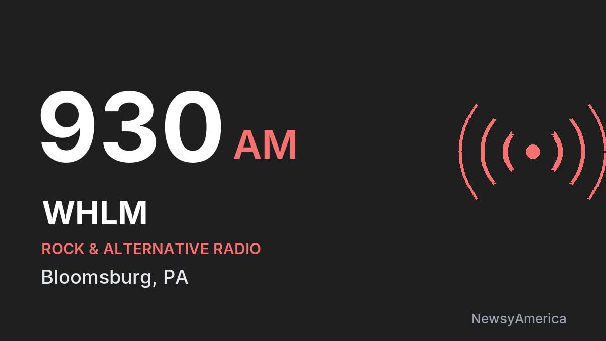 WHLM 930 AM – Bloomsburg