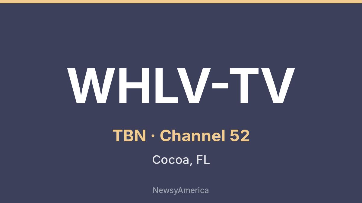 WHLV-TV – TBN 52 Orlando