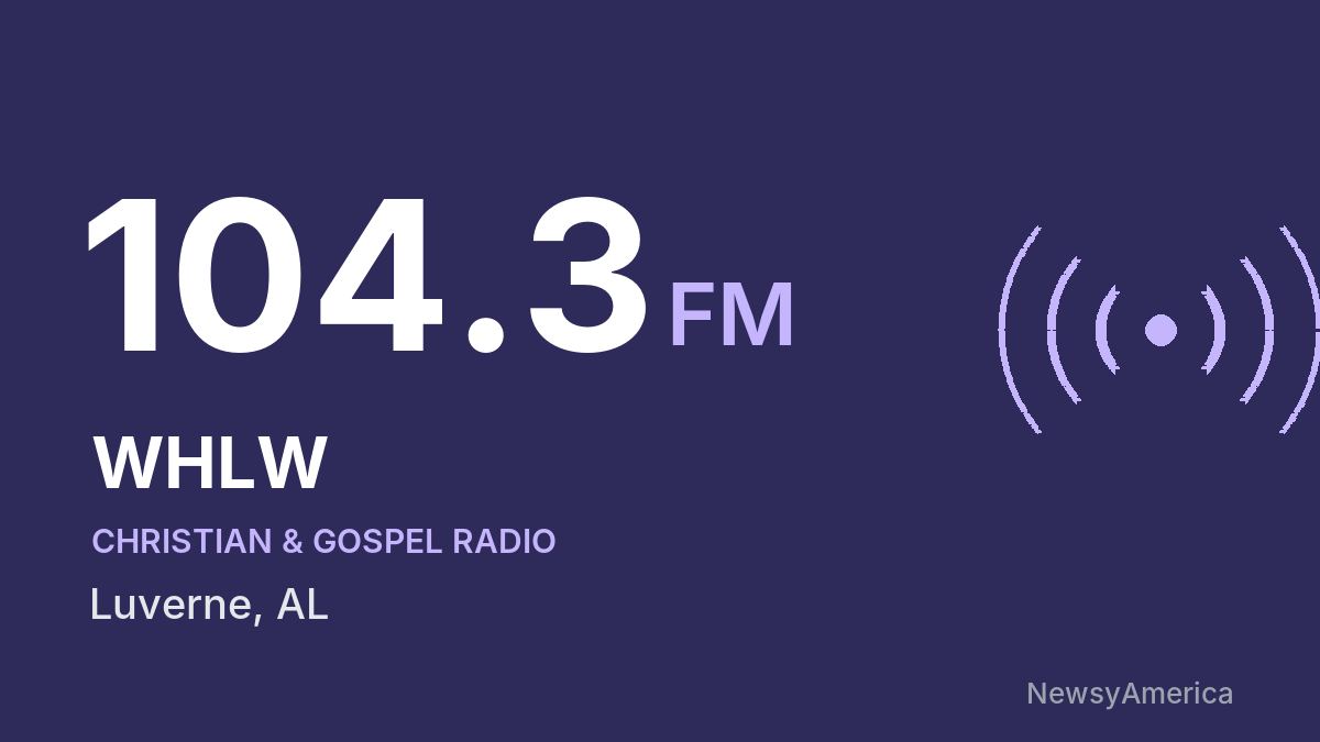 WHLW 104.3 FM – Luverne