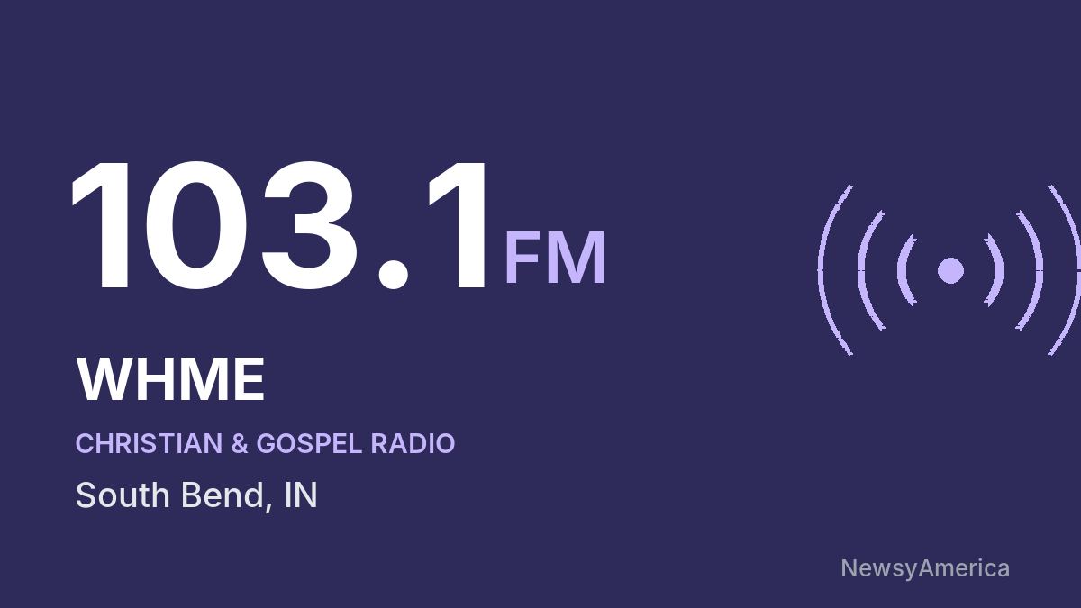 WHME 103.1 FM – South Bend