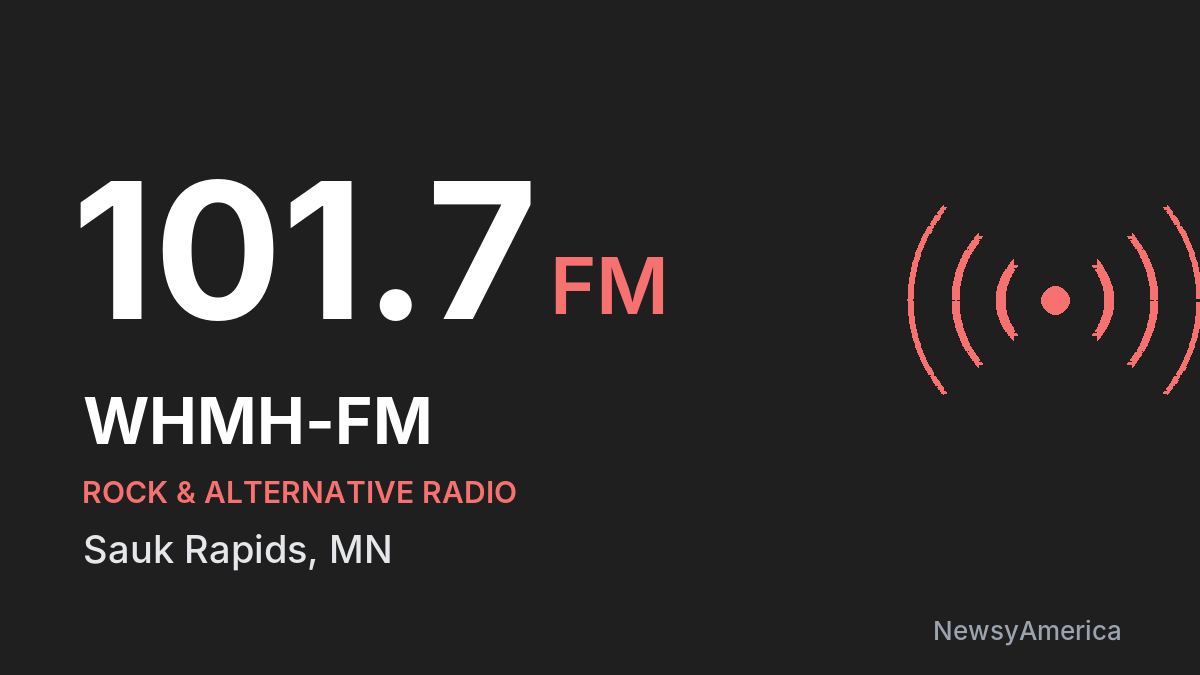 WHMH-FM 101.7 FM – Sauk Rapids