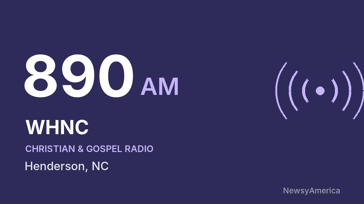 WHNC 890 AM – Henderson