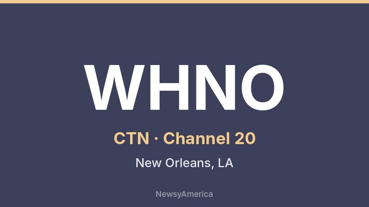 WHNO – CTN 20 New Orleans
