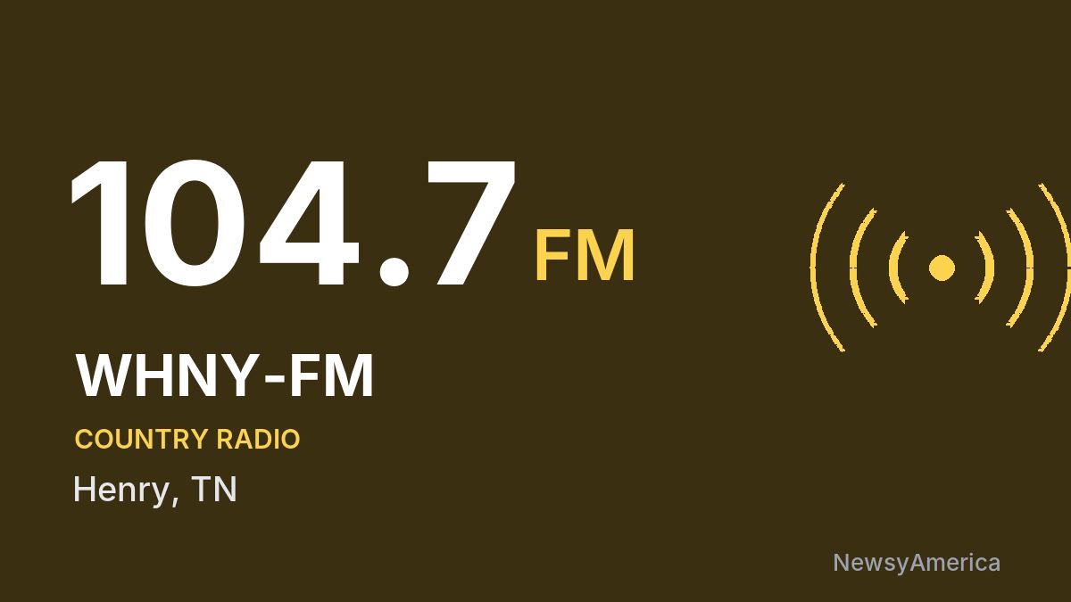 WHNY-FM 104.7 FM – Henry