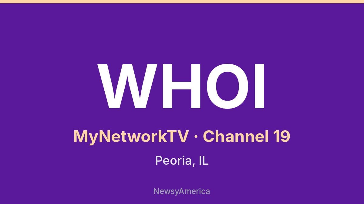 WHOI – MyNetworkTV 19 Peoria