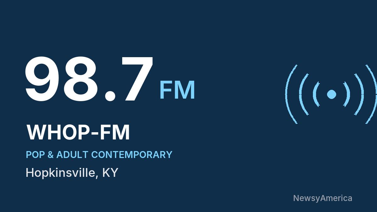 WHOP-FM 98.7 FM – Hopkinsville