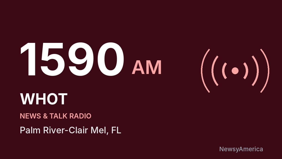 WHOT 1590 AM – Palm River-Clair Mel