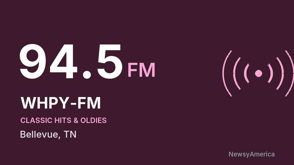 WHPY-FM 94.5 FM – Bellevue