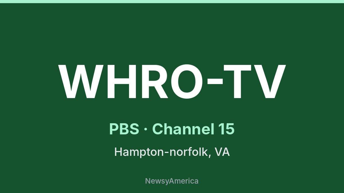 WHRO-TV – PBS 15 Norfolk