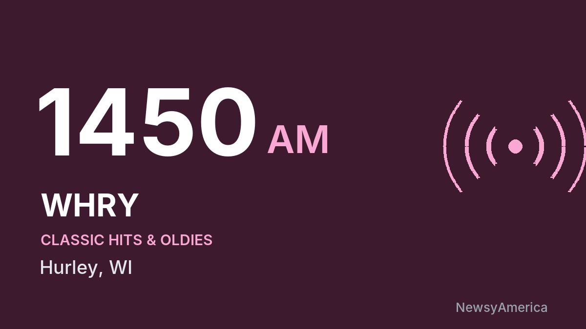 WHRY 1450 AM – Hurley