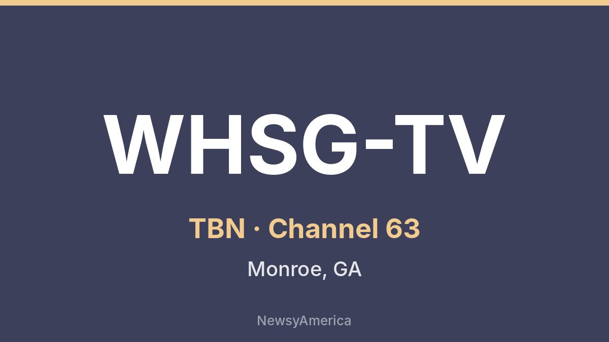 WHSG-TV – TBN 63 Atlanta