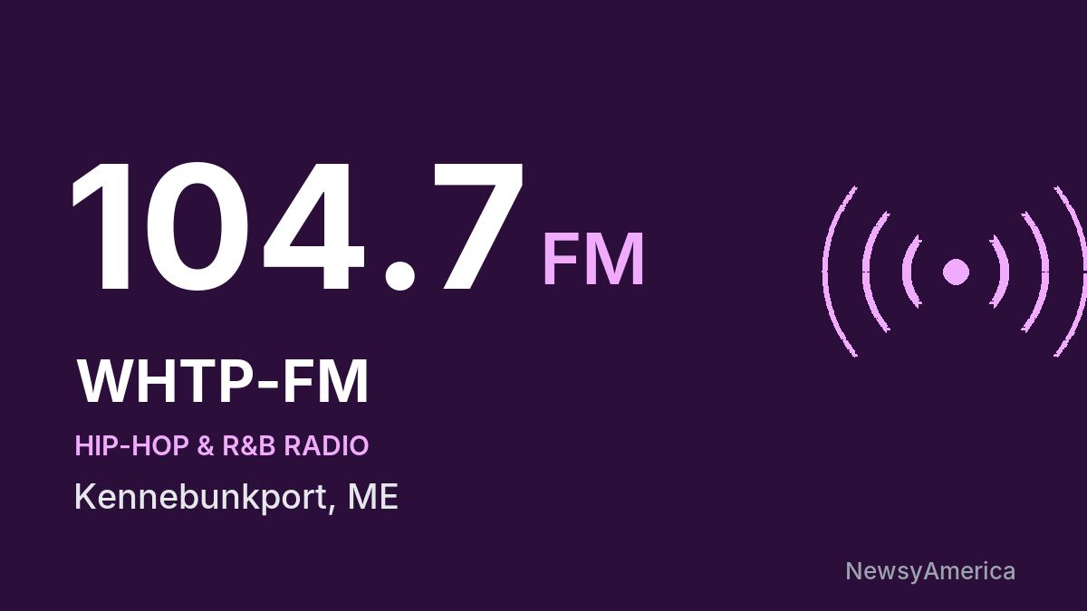 WHTP-FM 104.7 FM – Kennebunkport