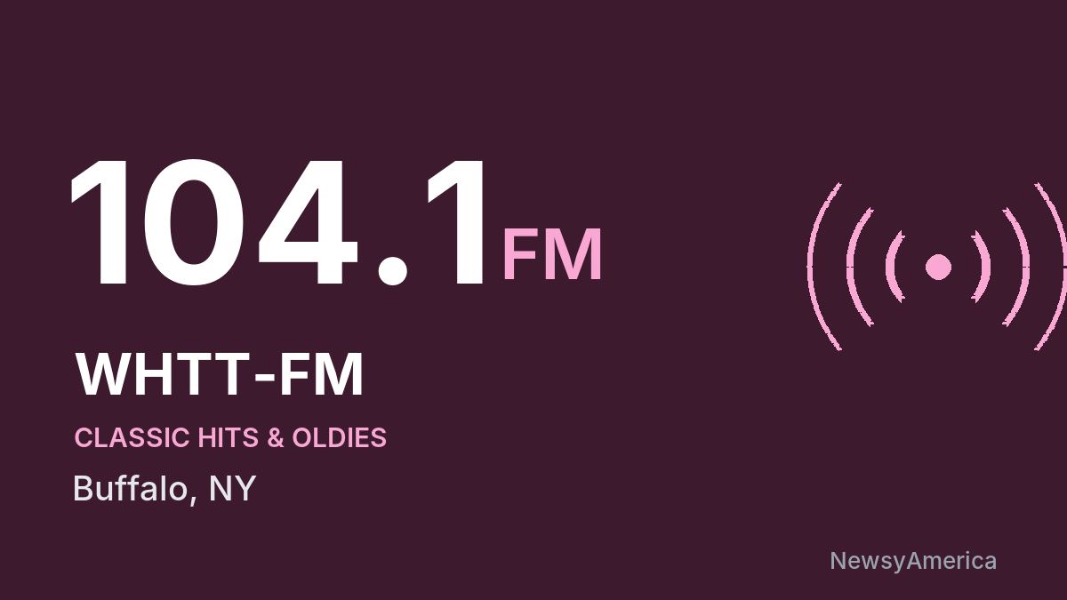 WHTT-FM 104.1 FM – Buffalo