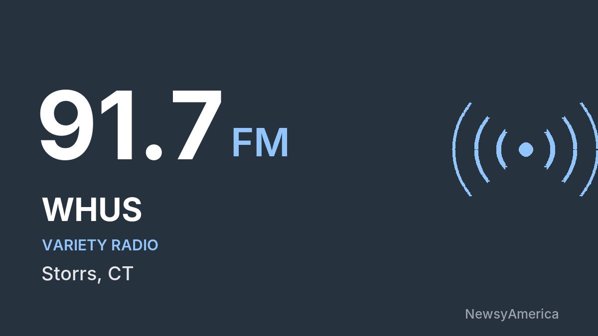 WHUS 91.7 FM – Storrs