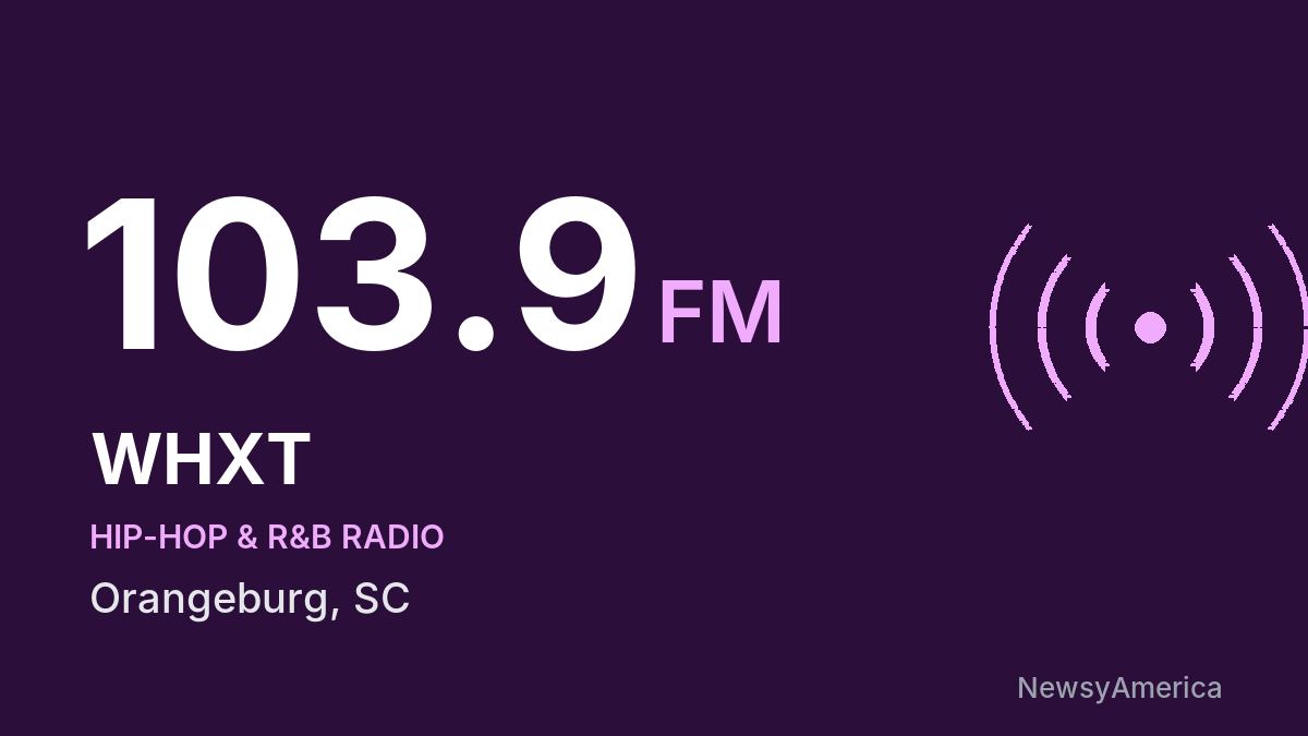 WHXT 103.9 FM – Orangeburg